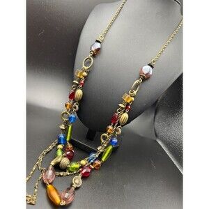Lia Sophia Multicolor, Multi-Strand Necklace